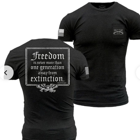 Grunt style freedom T-shirt NWT S - Picture 2 of 7